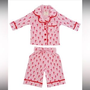 Spearmint LOVE Pink Candy Cane Lounge Set 12-18 months